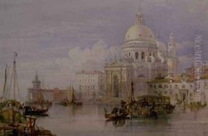 Santa Maria della Salute from the Grand Canal by William Leighton Leitch