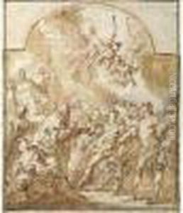 Scene De Martyr by Gaspare Diziani
