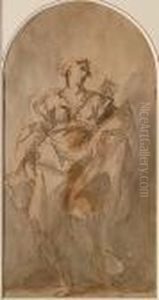Recto: Diana by Gaspare Diziani