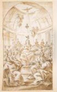 La Pentecoste by Gaspare Diziani