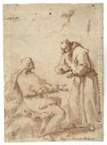 Satan Tempting Christ To Change Stones Into Bread - view 1