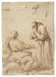 Satan Tempting Christ To Change Stones Into Bread