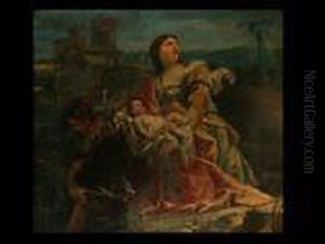 Auffindung Des Moses by Gaspare Diziani
