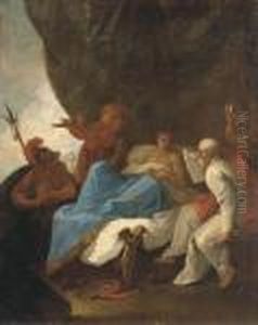 Alexander With His Physician Philip