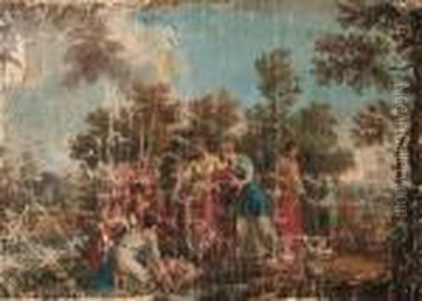 The Finding Of Moses; Moses
Striking The Rock; And Salome With Thehead Of John The Baptist - view 1