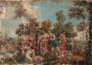 The Finding Of Moses; Moses
Striking The Rock; And Salome With Thehead Of John The Baptist by Gaspare Diziani
