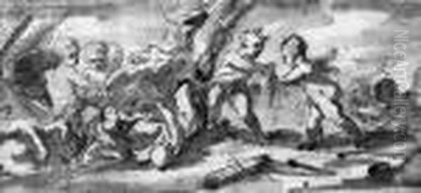 Putti At Play - view 1