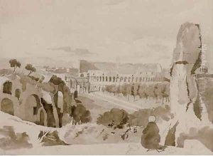 View of the Colosseum from the Palatine by William Leighton Leitch
