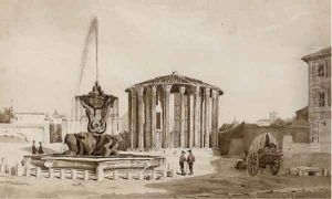 View of the Temple of Vesta, Tivoli by William Leighton Leitch