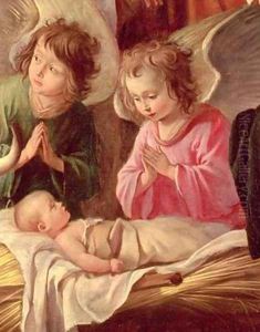 Adoration of the Shepherds by Mathieu Le Nain