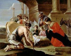 The Adoration of the Shepherds by Mathieu Le Nain