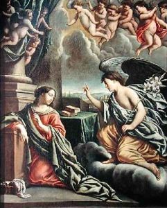 Annunciation by Mathieu Le Nain