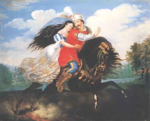 The Flight of Mihaly Dobozi c. 1830 - view 1