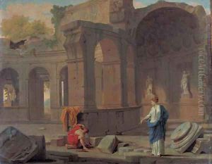 Theseus recovering his father's sword