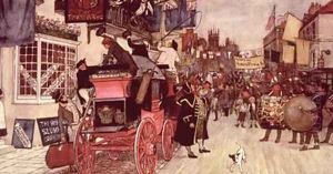 The Election Parade at Eatanswill by Albert Jnr. Ludovici