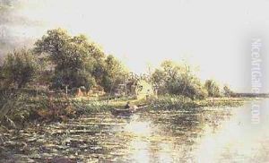 Hurley Bridge 1875 by Charles James Lewis
