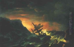 Storm by Franciszek Ksawery Lampi