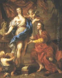 Pygmalion Seeing His Statue Come to Life by Francois Lemoine (see Lemoyne)
