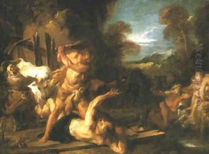 Hercules and Cacus by Francois Lemoine (see Lemoyne)