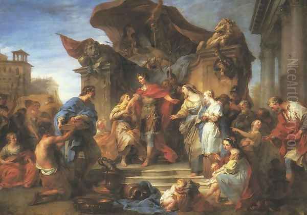 Continence of Scipio - view 1