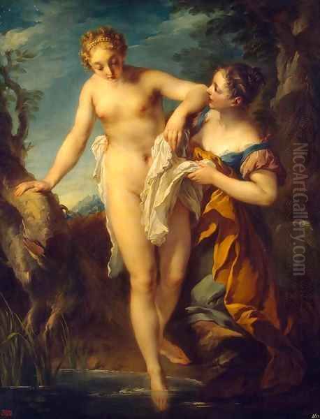 Woman Bathing - view 1