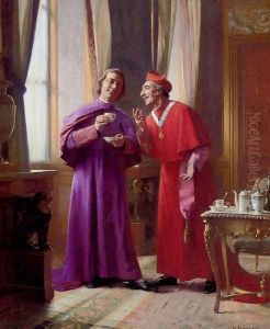 Afternoon Refreshment by Henri Adolphe Laissement