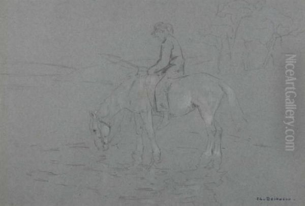 Edouard. "scene Equestre" - view 1
