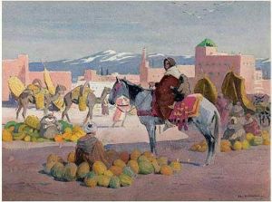 Les Marchands De Pasteques Au Maroc
