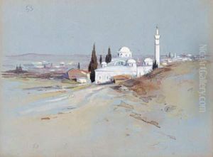 " Panorama Avec Une Mosquee ". " Panorama Avec Une Mosquee ".