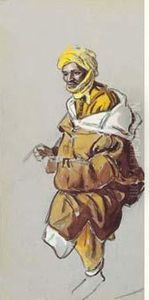 " Cavalier Arabe ". by Edouard Doigneau