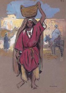 " Jeune Femme De Marrakech Portant Un Panier ". by Edouard Doigneau