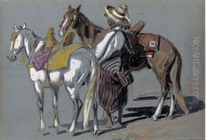 " Deux Chevaux, Maroc ". by Edouard Doigneau