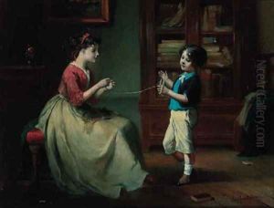 The little helper by Francois Louis Lanfant de Metz