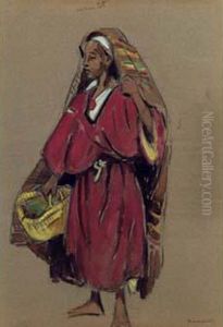 Marocaine Au Panier, Marrakech by Edouard Doigneau