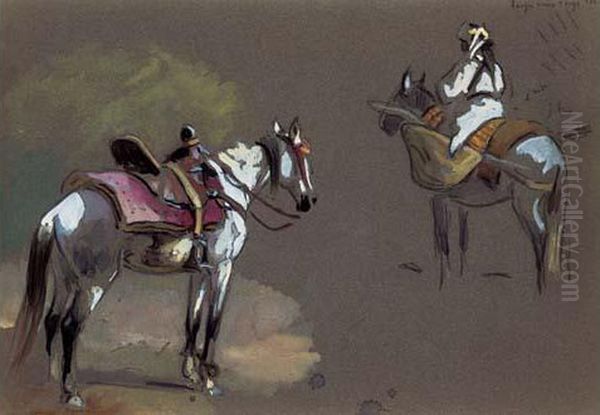 " Cheval Et Cavalier ". - view 1