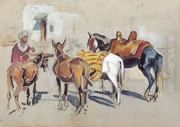" Marchand De Chevaux, Maroc ". - view 1