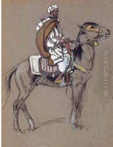 " Cavalier De Fantasia, Maroc ". by Edouard Doigneau