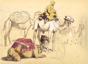 " Chamelier Et Son Troupeau ".