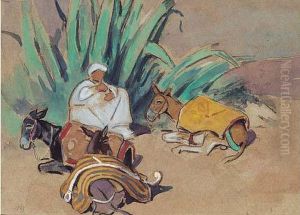 " Le Repos A L'ombre Des Agaves ". by Edouard Doigneau