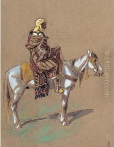 " Cavalier De Fantasia, Maroc ". by Edouard Doigneau