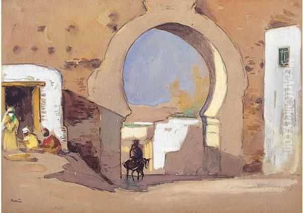 " Cavalier Quittant Meknes ". - view 1