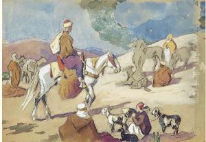" Marche Pres De Meknes ". by Edouard Doigneau