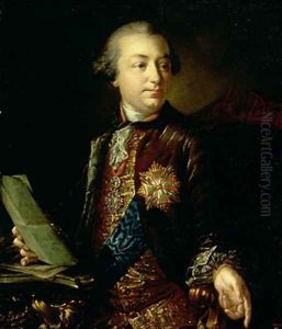 Portrait of Ivan Ivanovich Shuvalov 1727-97 President of the Academy of Arts by Anton Losenko