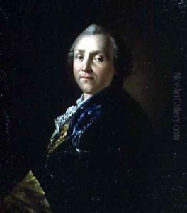 Portrait of Aleksandr Petrovich Sumarokov 1718-77 1760 by Anton Losenko