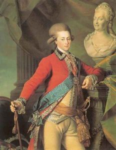 Portrait of Alexander Lanskoy, Aide-de-camp to the Empress 1782 Portrait of Alexander Lanskoy, Aide-de-camp to the Empress 1782