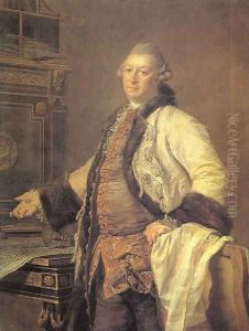 The Architect Alexander Kokorinov, Director and First Rector of the Academy of Arts 1769 by Dmitry Levitsky
