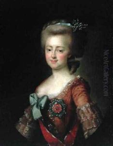 Portrait of Grand Duchess Maria Fyodorovna 1759-1828 by Dmitry Levitsky
