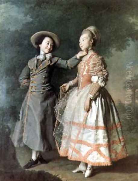 Portrait of Ekaterina Khrushcheva and Princess Ekaterina Khovanskaya - view 1