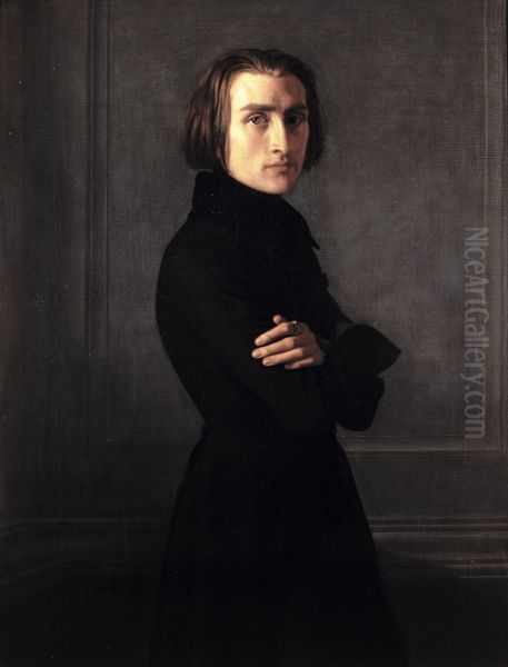 Portrait of Franz Liszt by Henri Lehmann
