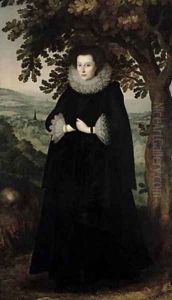 Anne Leighton Lady St John by William Larkin